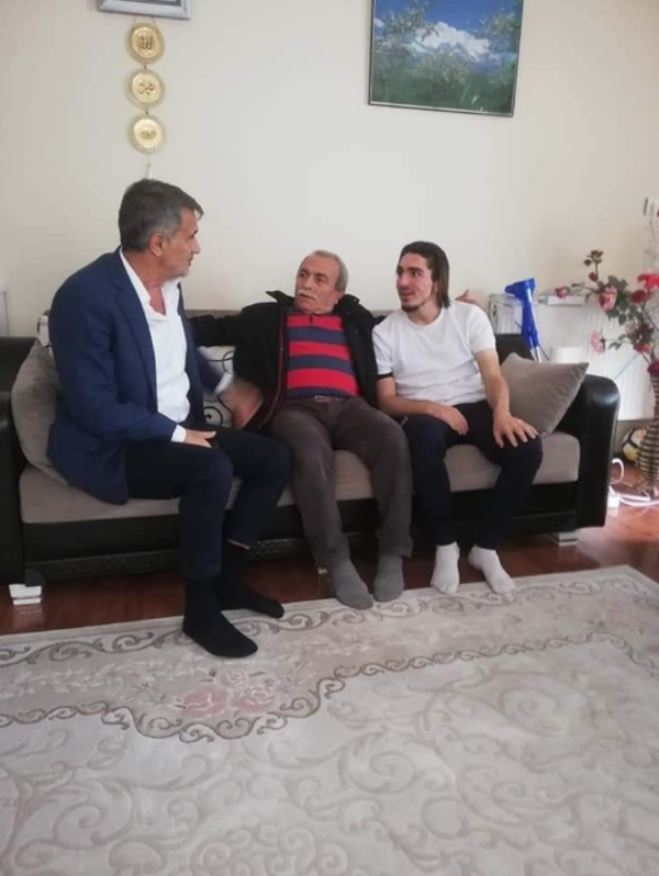 Şenol Güneş'ten Abdülkadir Ömür'e moral ziyareti - Resim: 1