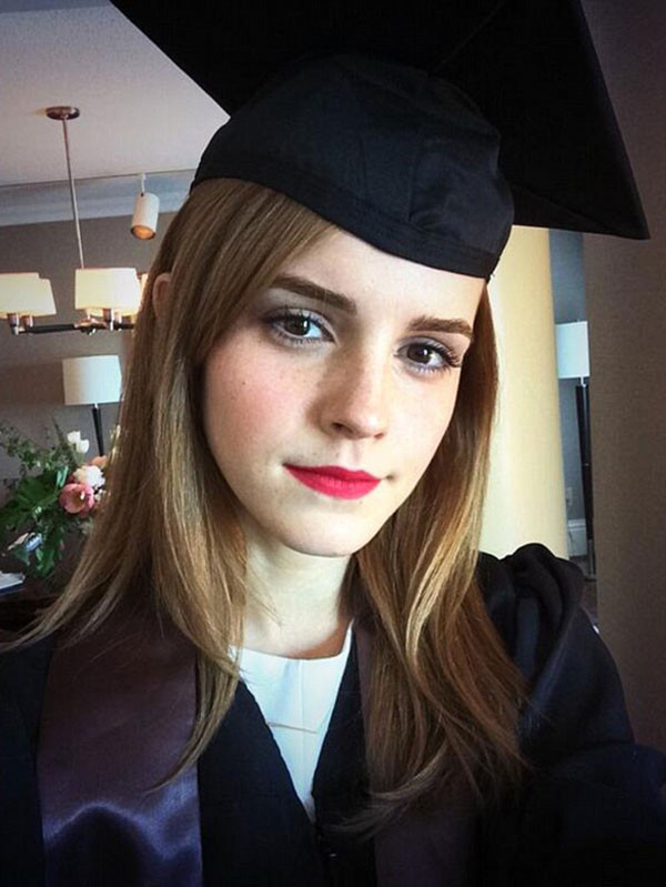 Emma Watson'un mezuniyet töreni kameralara yakalandı - Resim: 2