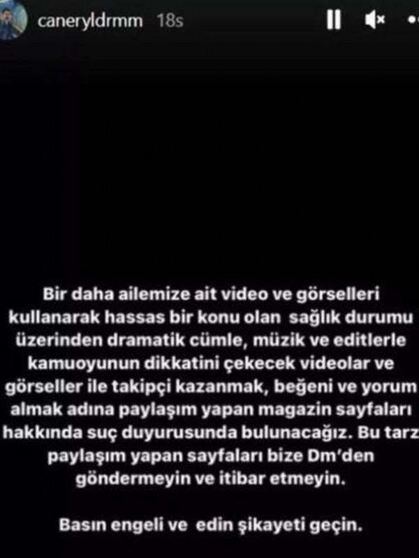 Gamze Erçel'in eşi Caner Yıldırım kızları Mavi'nin hastalığı ile ilgili ateş püskürdü - Resim: 1