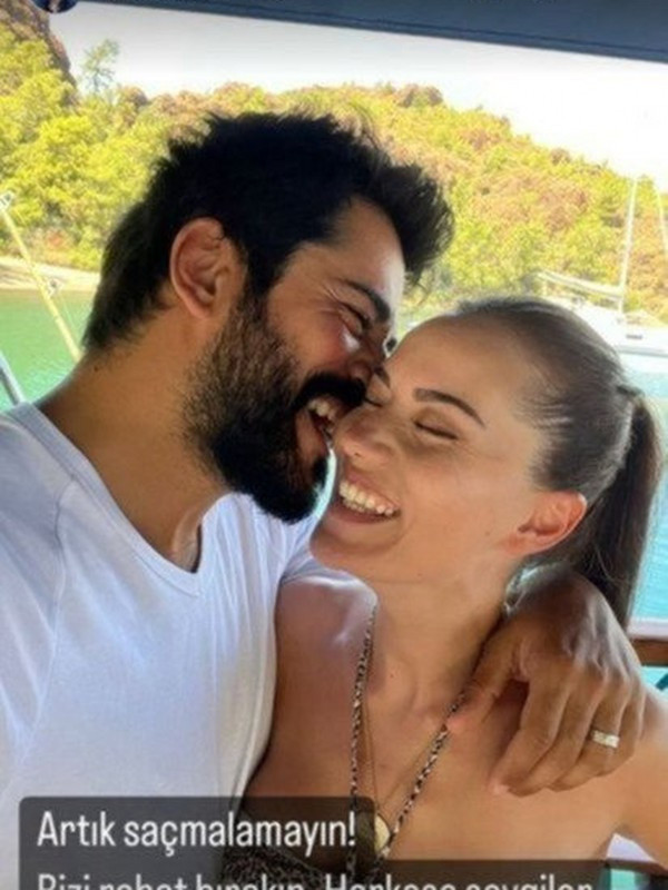 Erkek bebek bekleyen Fahriye Evcen Burak Özçivit çiftinden sokak ortasında şaşırtan itiraf - Resim: 1