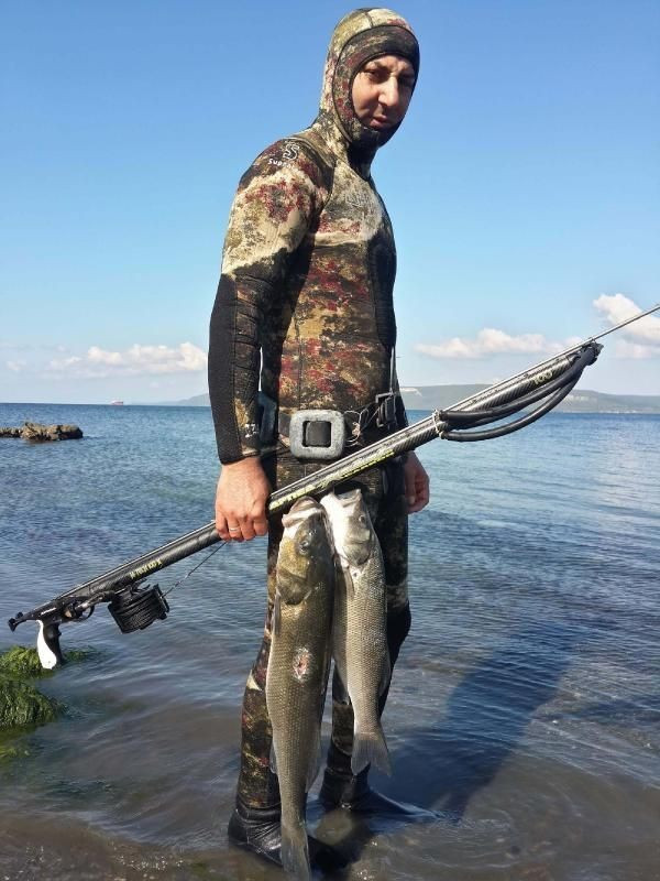 Tüpsüz daldı türünün en büyük balığını avladı! - Resim: 2