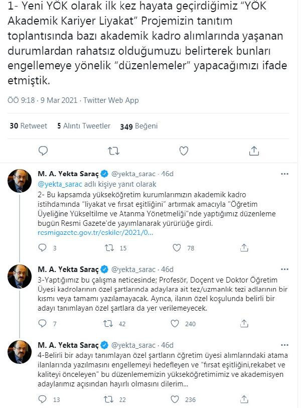YÖK'ten, akademisyen alımlarında 'kişiye özel' ilana son veren düzenleme - Resim: 0