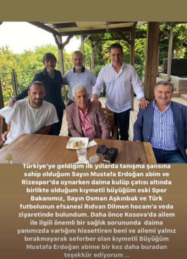 Vedat Muriç'ten veda paylaşımı! Rıdvan Dilmen detayına dikkat - Resim: 0