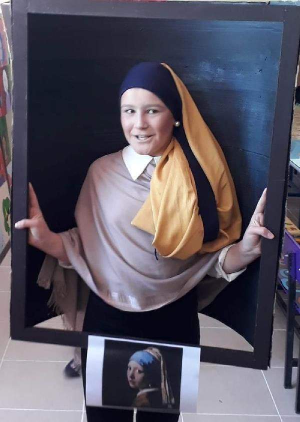 Tatvan'da ortaokul öğrencileri, atık malzemelerle ünlü tablolara dönüştü - Resim: 1