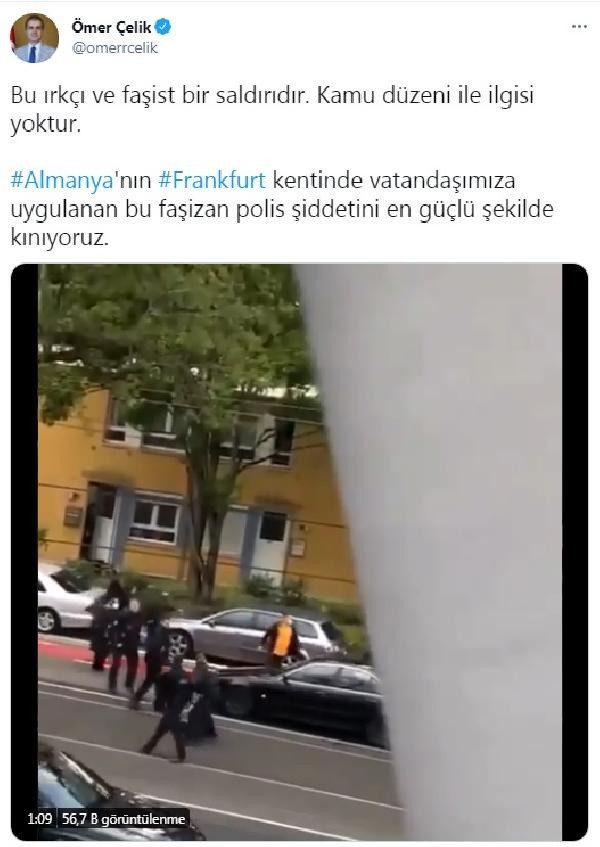 AK Parti Sözcüsü Ömer Çelik: Bu ırkçı ve faşist bir saldırıdır - Resim: 0