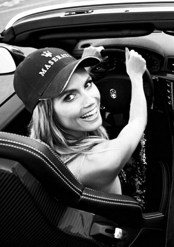Maserati çekimlerinde Victoria's Secret modeli - Resim: 1