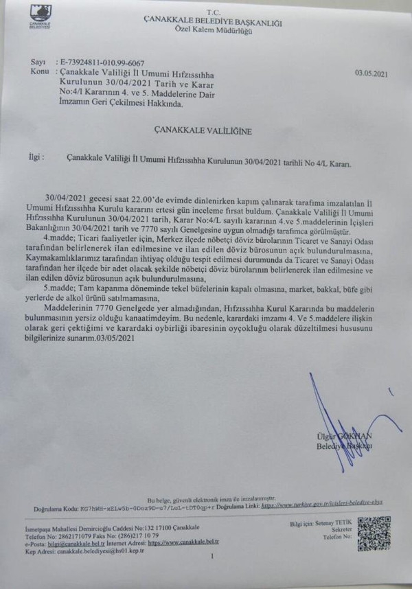 Tepkiler sonrası CHP'li Çanakkale Belediye Başkanı geri adım attı: İptal dilekçesi yazdı - Resim: 0