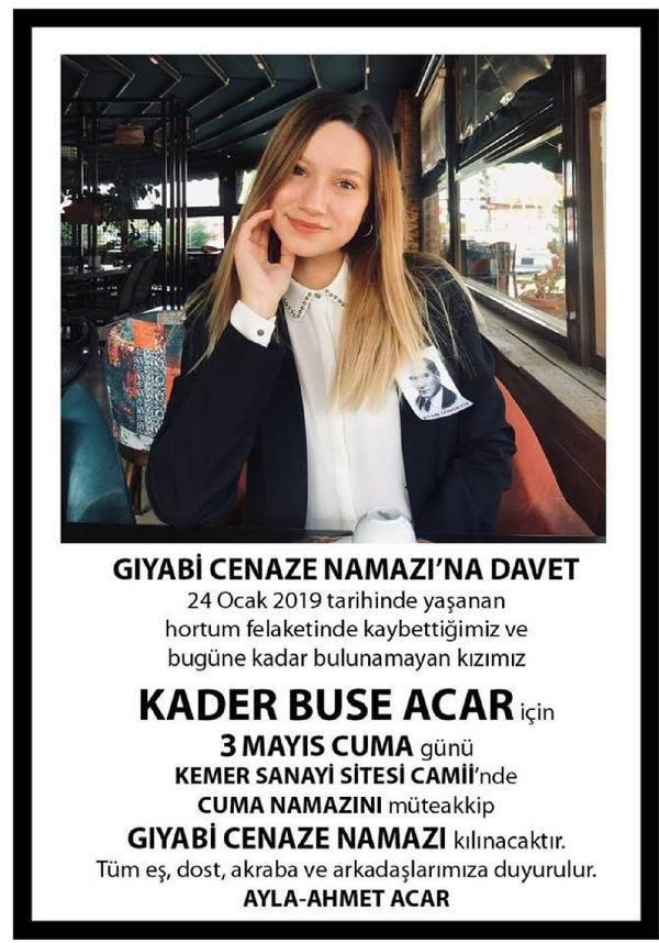 Antalya'da hortumda kaybolan Buse için acı davet - Resim: 1