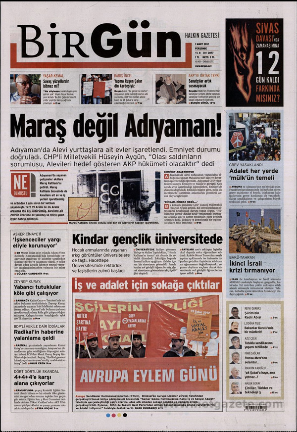 Günün en çarpıcı gazete manşetleri - Resim: 2