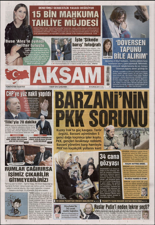 Günün en çarpıcı gazete manşetleri - Resim: 1