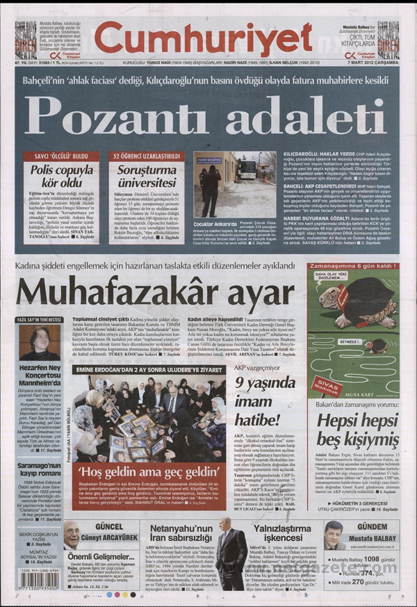 Günün en çarpıcı gazete manşetleri - Resim: 4