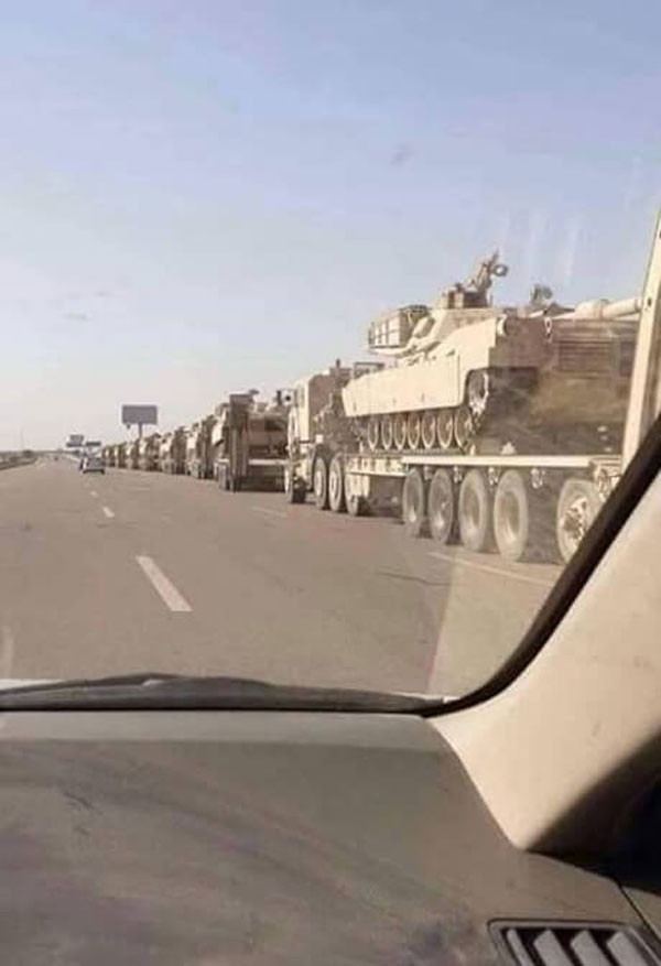 Sisi Hafter'e desteğini gönderdiği askeri konvoyla gösterdi fotoğraflar sızdı - Resim: 0