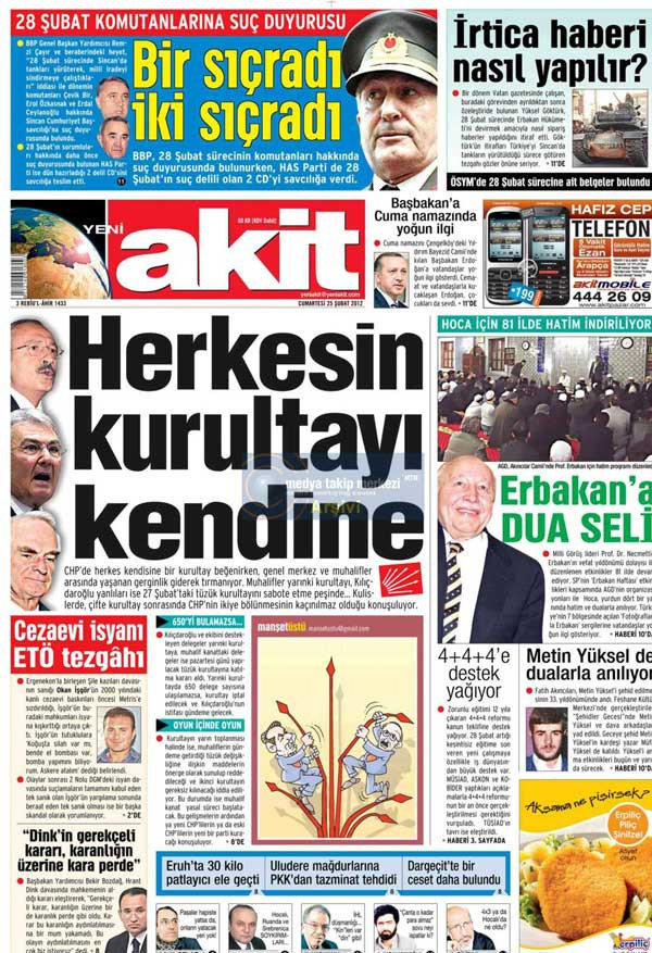 Günün Manşetleri - Resim: 1