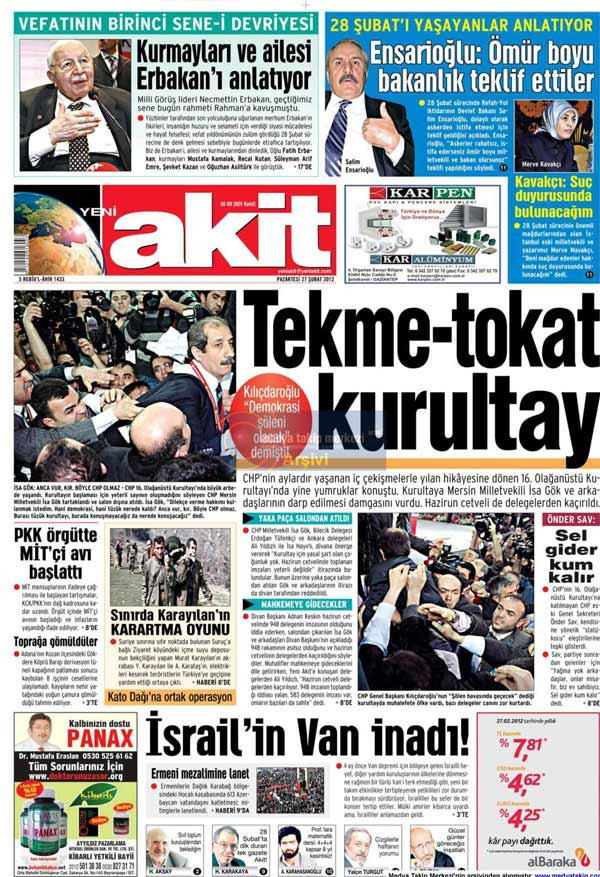 Günün Manşetleri - Resim: 1