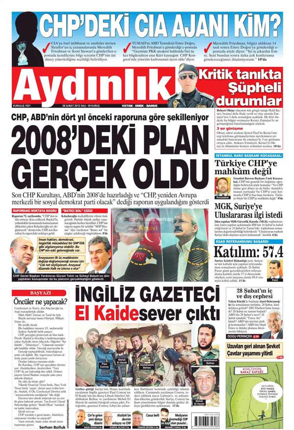 Bugünün en çarpıcı gazete manşetleri - Resim: 3