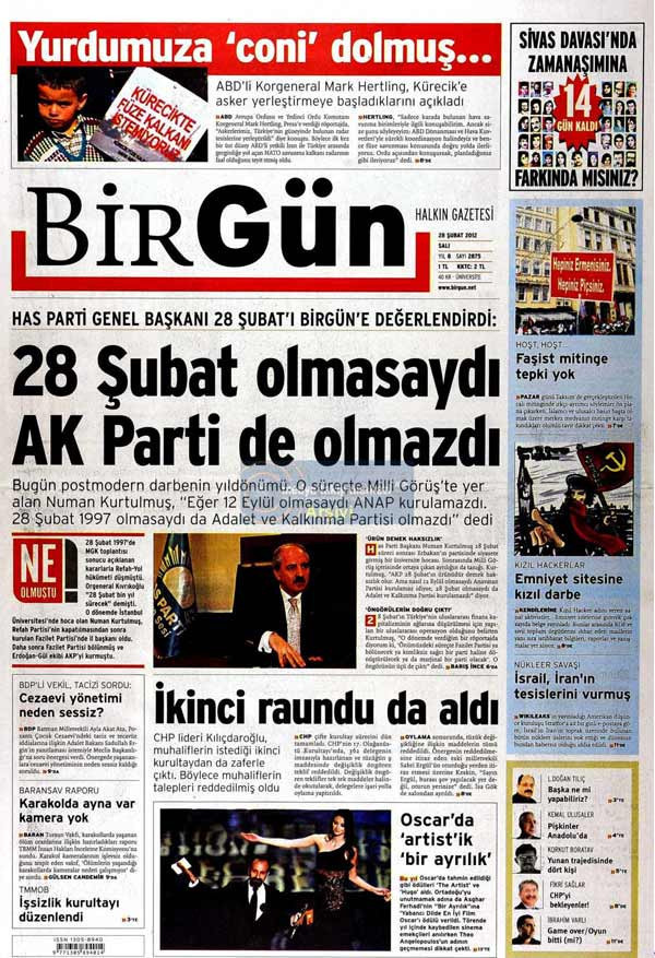 Bugünün en çarpıcı gazete manşetleri - Resim: 4