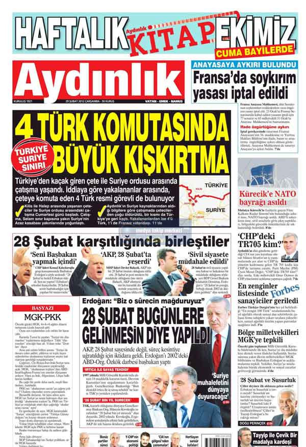 Bugünün en çarpıcı gazete manşetleri - Resim: 2