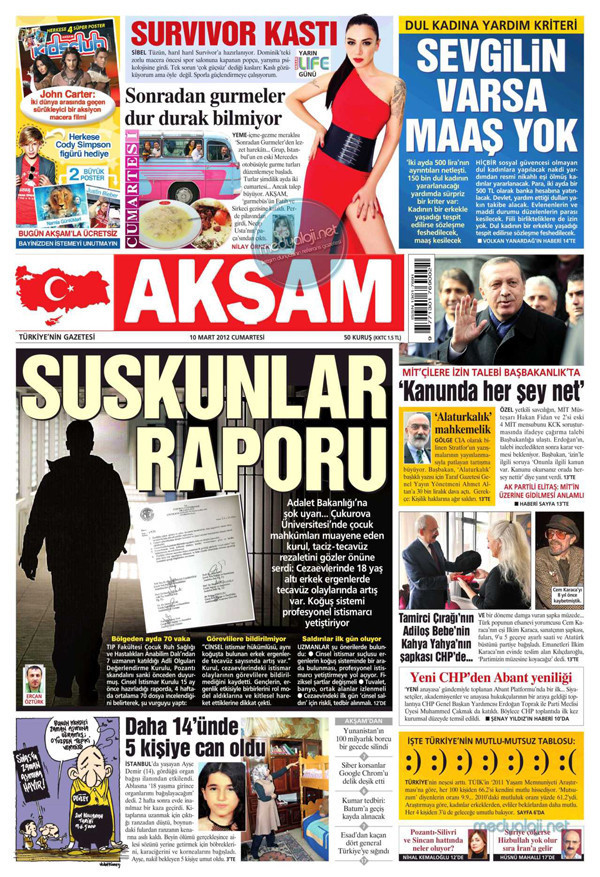 Günün en çarpıcı gazete manşetleri - Resim: 1