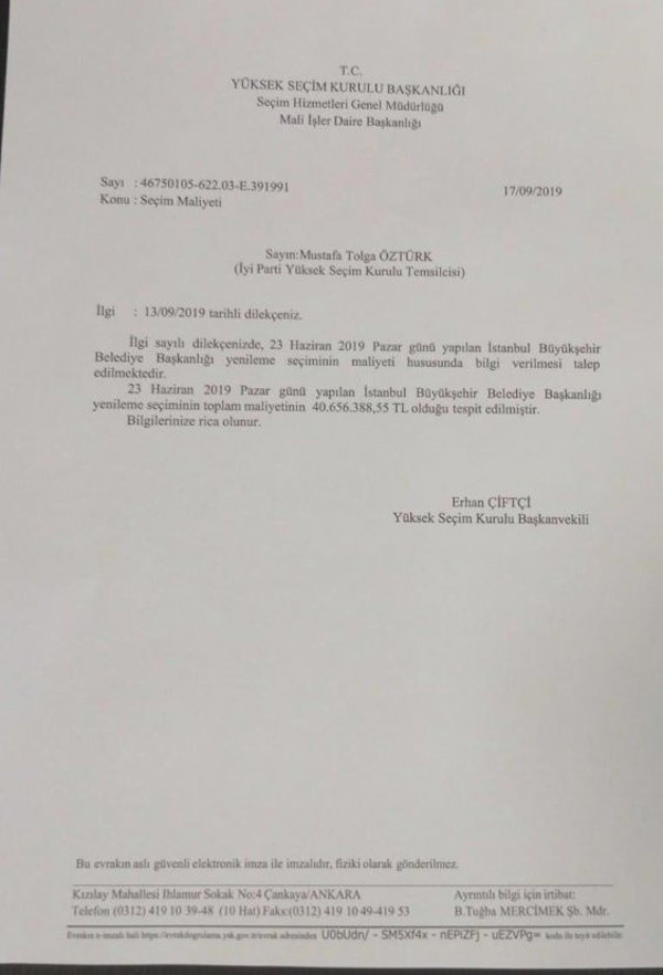 Yüksek Seçim Kurulu açıkladı! İşte yenilenen İstanbul seçiminin maliyeti - Resim: 0