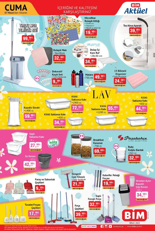 BİM 7 Nisan 2023 aktüel ürünler kataloğu! BİM'de bu cuma hangi indirimli ürünler var? - Resim: 5