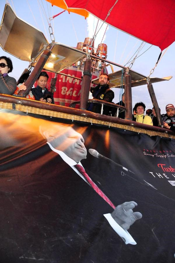 Erdoğan'ın BM'deki sözleri Kapadokya semalarında uçuyor! - Resim: 1