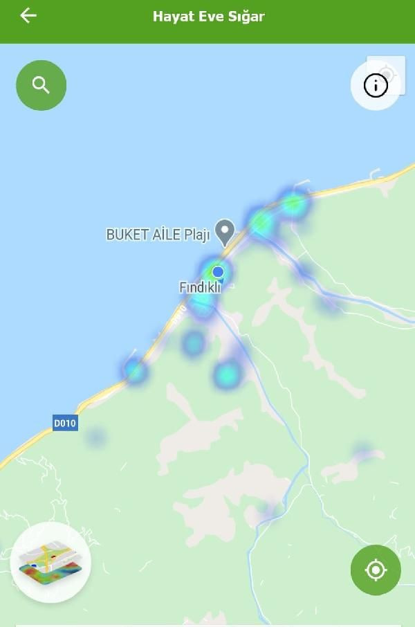 Rize Fındıklı'da koronavirüs tedbirlerine uyuldu! Harita maviye döndü - Resim: 2