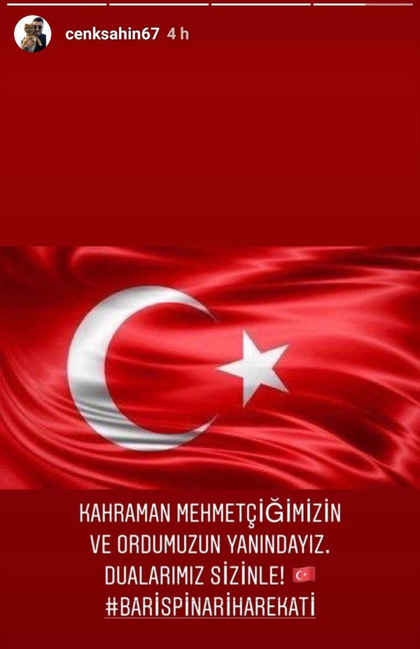 Enver Cenk Şahin 'Barış Pınarı Harekâtı' paylaşımı yaptı Almanlar rahatsız oldu - Resim: 0