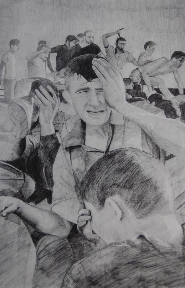 Yetenekli gençlerin 15 Temmuz karakalem eserleri - Resim: 1