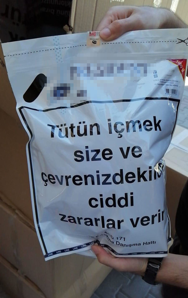Başkent Ankara'da 870 kilo kıyılmış tütün ele geçirildi - Resim: 0