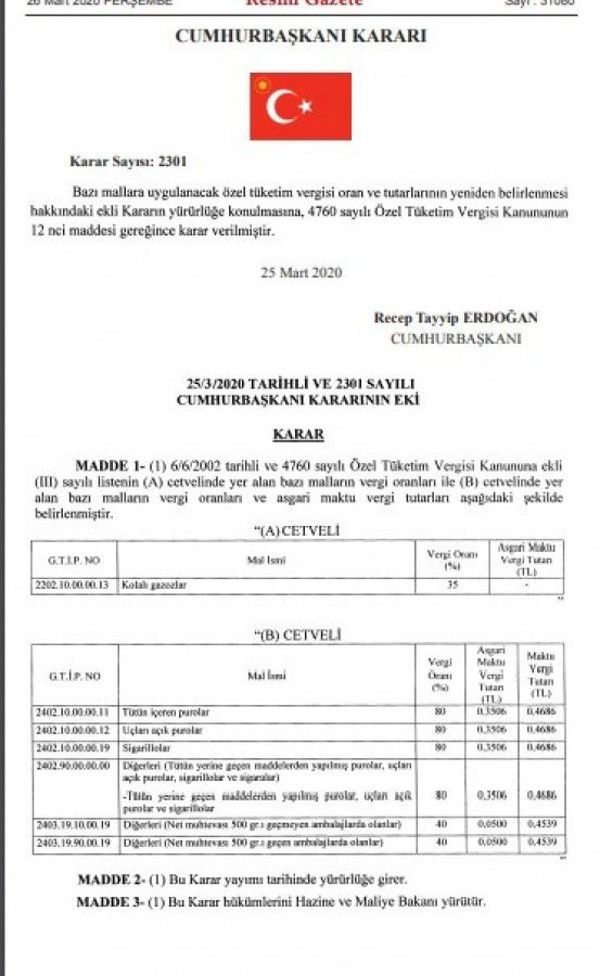 Kolalı içeceklerin ÖTV oranı yüzde 10 artırıldı - Resim: 0