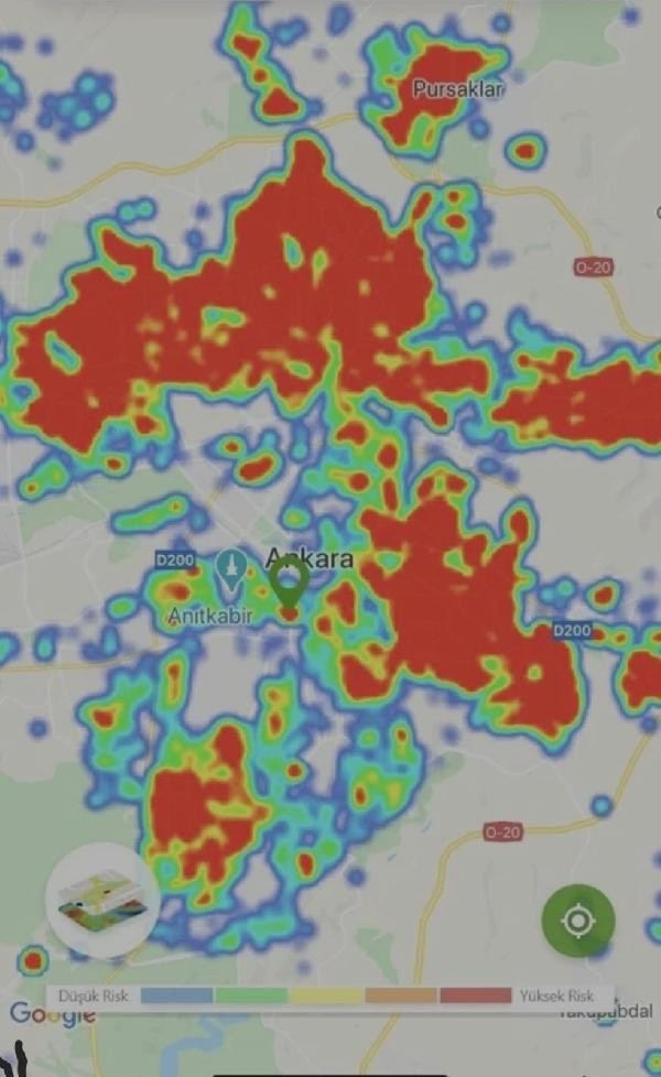 Ankara'da koronavirüs risk haritası yeşile döndü - Resim: 1