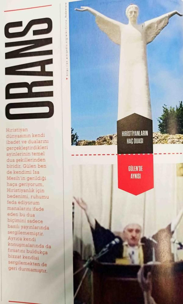 FETÖ lideri Gülen'in hareketlerinde Hristiyanlık ritüelleri! - Resim: 4