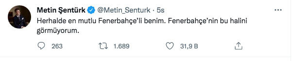 Metin Şentürk'ün Fenerbahçe paylaşımı olay oldu yorum yağdı - Resim: 0