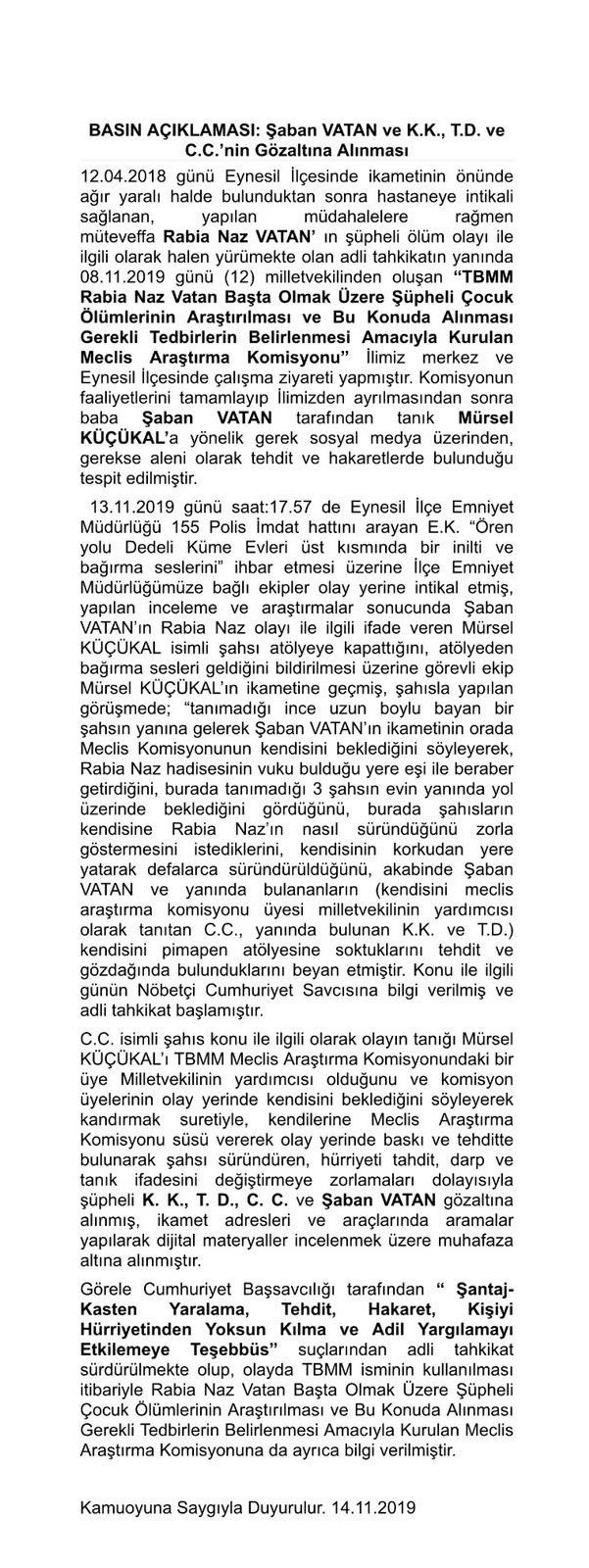 Rabia Naz olayı nedir? Rabia Naz'a ne oldu babası ve annesi gözaltında - Resim: 4