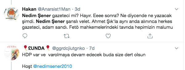 Nedim Şener 'HDP yoktur PKK vardır' dedi Twitter'da hakaret yağdı - Resim: 2