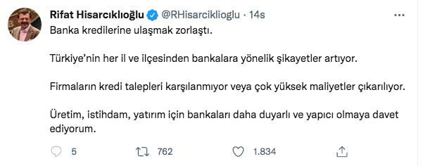 TOBB Başkanı Hisarcıklıoğlu 'ulaşmak zorlaştı' deyip bankalara isyan etti - Resim: 0