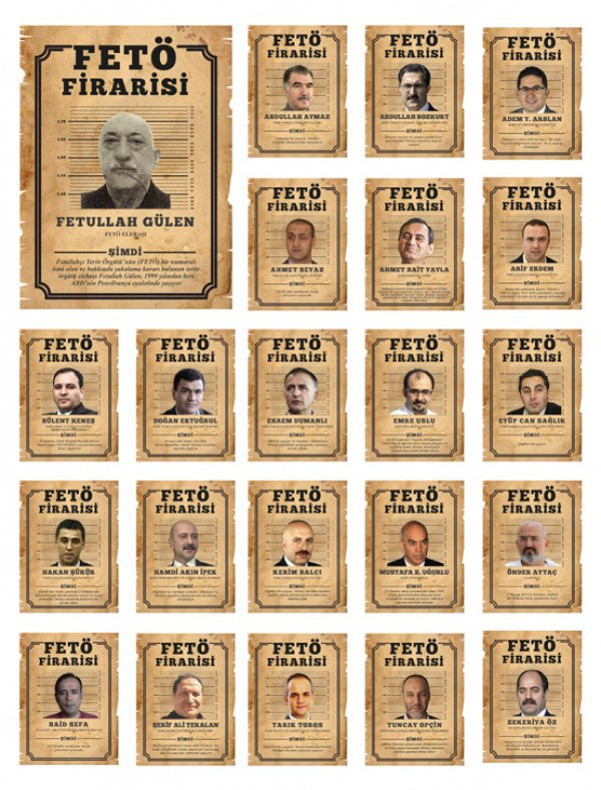 İşte FETÖ'den aranan 23 terörist listesi - Resim: 0