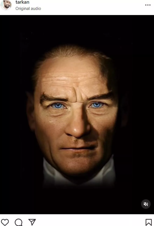 Ünlülerden peş peşe 10 Kasım paylaşımları! 'Yolum sensin' - Resim: 4