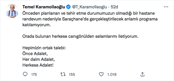 Temel Karamollaoğlu Saraçhane'deki mitinge katılmıyor! İşte Saadet Lideri'nin gerekçesi - Resim: 0