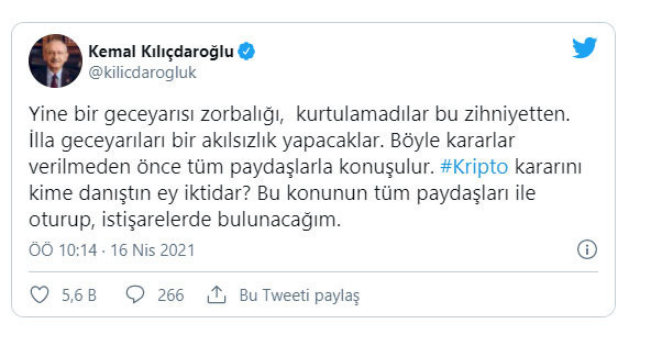 CHP lideri Kemal Kılıçdaroğlu'dan 'kripto' tepkisi: Kime danıştın ey iktidar? - Resim: 0