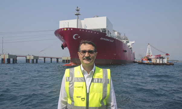 Türkiye'nin ilk doğal gaz depolama gemisi Ertuğrul Gazi hizmete girdi - Resim: 1