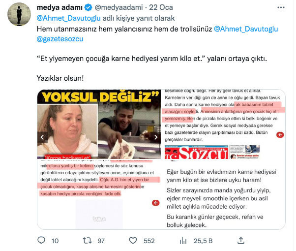 Davutoğlu'nun 'bizlere uyku haram' dediği haber kurgu çıktı tweeti silmedi paylaşıma yorum yağdı - Resim: 4
