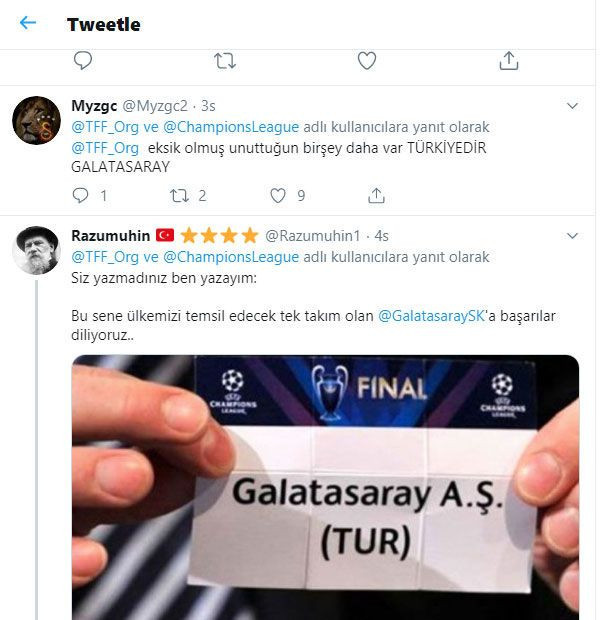 TFF'nin tweeti Galatasaray taraftarını çıldırttı - Resim: 3