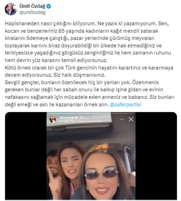 Polat ailesi tahliye oldu! Ümit Özdağ: Hapishaneden nasıl çıktığını biliyorum... - Resim: 0