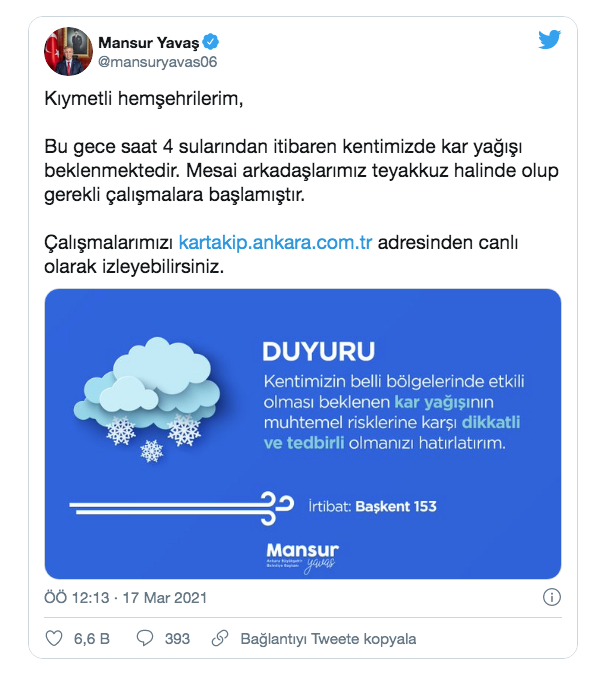 Baharı beklerken sürpriz! Ankara'da kar yağışı etkili oluyor - Resim: 0