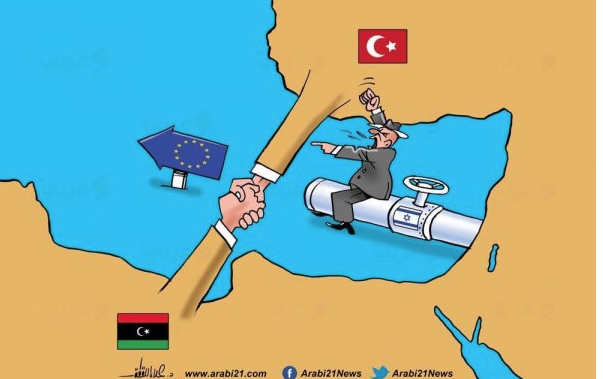 Arap karikatüristin Türkiye Libya anlaşmasının karikatürü sosyal medyada olay oldu - Resim: 0