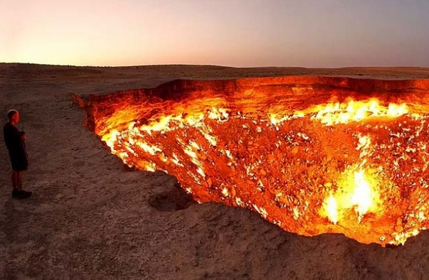 Bu krater tam 43 yıldır yanıyor - Resim: 1