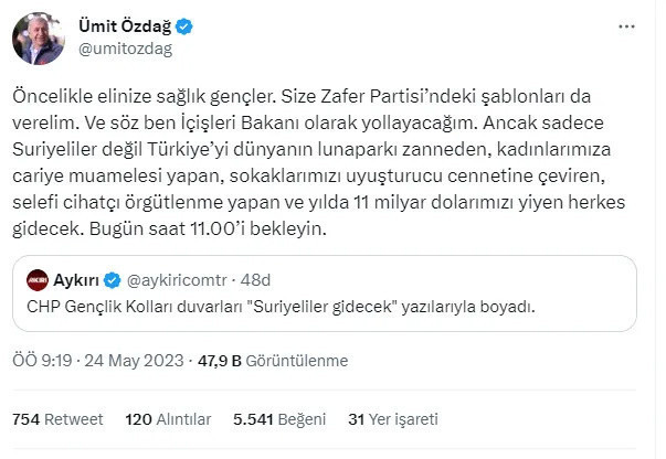 CHP'den Kemal Kılıçdaroğlu- Ümit Özdağ görüşmesine ilişkin açıklama! Bakanlık konusu gündeme geldi mi? - Resim: 0