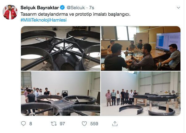 Milli uçan arabanın prototipi çıktı Selçuk Bayraktar fotoğraflarını paylaştı - Resim: 3