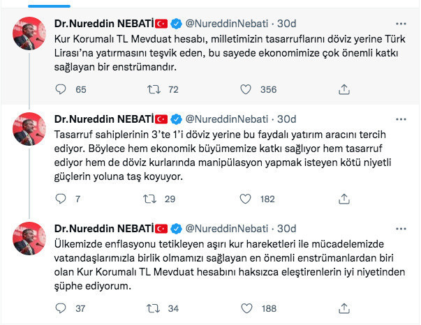 Nureddin Nebati'den kur korumalı TL mevduat hesabı eleştirilerine yanıt iyi niyetinden şüphe ediyorum - Resim: 0